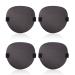 4pcs Eye Patches for Adults Soft 3D Adjustable Lazy Eye Patches Eye Patches for Left & Right Eye for Improving Weak Vision Strabismus Surgery Recovery Period (Gray)