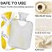 Durable 1L Heat Bottle - Handwheel Warmer for Pain Relief | Stylish Yellow Lemon & Leaf Patterns | Ideal for Cramps & Heat Therapy - Buy Online on GoSupps.com