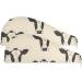 Super Absorbent Cow Heads Hair Towel 2 Pack - Quick Dry Hair Turbans with Button Twisty Wrap for Women & Girls - Perfect for International Shipping - Buy Online on GoSupps.com