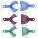 3 Pairs of Dental Impression Spoons for Toothless Teeth | Professional Multi-Size Impression Tools for Full Denture Restoration - Colorful & Durable - Buy Online on GoSupps.com