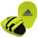 adidas Speed Training Curved Focus Mitt - for Boxing, Kickboxing, Coaching, and Training - for Men, Women, Unisex - 26x18x9 cm | Black/Red/Gold | Yellow/Blue SOLLAR YELLOW/BLUE 26x18x9 cm