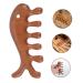 Orfofe Fish-Shaped Wooden Massage Comb | No Static Scalp Massager for Curly Hair - Buy Online on GoSupps.com