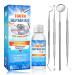 Tooth Filling Repair Kit Temporary Tooth Filling Kit with 4 Professional Tools Teeth Repair Kit with False Teeth for Tooth Replacement Tooth Repair Granules for Missing (Tooth Filling Kit)