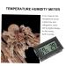 BESPORTBLE 2pcs Reptile Temperature and Humidity Meter Black 4.5X2.5cm - Buy Online on GoSupps.com
