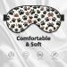 Dog Paw Prints Print Unisex Sleeping Eye Mask Soft Comfortable Light-Blocking Eye Mask - Buy Online on GoSupps.com