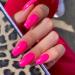 Hot Pink Press on Nails Medium Long KQueenest Thick Glue on Nails Medium Coffin Nails Press on Fake Nails Long Nails for Women Square Nails Kit Neon Pink Nails Stick on Nails Opaque Acrylic Square Tip Nails Reusable for ...