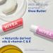 NIVEA Peach Lip Care (4 x 0.17 oz Stick) + NIVEA Shimmer Lip Care (4 x 0.17 oz Stick) Lip Balm Set with Shea Butter Nourishing Oils and Vitamin C & E - Buy Online on GoSupps.com