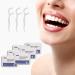 300 PCS Unwaxed Dental Floss Picks w/Travel Carry Case Plastic Deep Clean Flosser for Your Daily Oral Care Unflavored Durable Flossing with Toothpick (50 Count/Box Pack of 6)