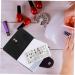Mikinona 2pcs Nail Art Card Holder Nail Plate Holder Nail Stamp Bag Nail Sticker Book Organizer Nail Steel Nail Printing Template Pouches Christmas Nail Art Stamper Bag Pu Appendix Embossed Green 14.5X9.5X1.8CM - Buy Online on GoSupps.com