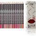 SOESFOUFU 36 Pcs Waterproof Lip Liner Pencil Black Eyeliner Pencils Lipliners Lip Liner Cold Brew Wooden - Buy Online on GoSupps.com