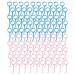 nCase Aligner-B-Out Large Office Pack | 100 Single Packs (50 Blue & 50 Pink) | Invisalign Remover Tool & Aligner Remover Tool | Invisalign Accessories & Ortho Tools | For Clear Aligners & Retainers