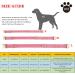 YUDOTE Ultra-Soft Natural Cotton Dog Collar for Medium Dogs with Sensitive Skin - Pink M (1 Pack) - Buy Online on GoSupps.com
