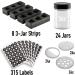InDrawer AllSpice Rack (24 Jars + Labels) - Organize Your Spices Efficiently - Buy Online on GoSupps.com