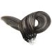 Youngsee Microring Extensions - Real Hair Silver & Black Ombre 35cm | 50g Short Microring Hair Extensions - Buy Online on GoSupps.com