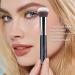 Round Top Kabuki Foundation Brush | Professional Grade Makeup Brush for Liquid & Mineral Powder | Best Blending Buffing & Stippling Tool - Black - Buy Online on GoSupps.com