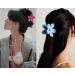 Flower Cute Hair Claw Clips - 6Pcs Large Flower Hair Clip Nonslip Strong Hold Hair Catch for Women and Girls Hair Accessories Candy Colors - Buy Online on GoSupps.com