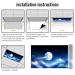 Night Sky Ceiling Light Cover - Dark Blue Fluorescent Film for Stars & Clouds Reduces Eyestrain & Headaches - 2x4 ft Skylight Solution - Buy Online on GoSupps.com