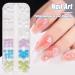 3D Flower Nail Art Charms - 2 Boxes, 24 Grids, Aurora Bow & Butterfly Designs for DIY Manicures - Nail Art Decoration & Jewelry Making - Buy Online on GoSupps.com