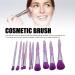 Soft Lightweight Portable Purple Makeup Brush Set - 10 Pcs Blush & Eyeshadow - Skin Friendly Cosmetics for Daily Use - International Shipping Available - Buy Online on GoSupps.com