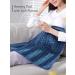 Shop Heating Pillows with Auto Shut-Off | 50x60cm Electric Heat Pillow - 5 Rapid Heat Settings & Overheat Protection for Back Shoulders & Neck - Dark Blue - Buy Online on GoSupps.com