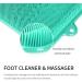 Newthinking Shower Foot Scrubber Cleaner Massager - Exfoliating Feet Spa with Suction Cup for Improved Circulation & Pain Relief (Green) - Buy Online on GoSupps.com