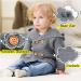 Mimixiong Baby Boy Hooded Cardigan Jacket in Grey | 0-6 Months - Buy Online on GoSupps.com
