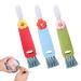 3 in 1 Cup Lid Gap Cleaning Brush 3 Pack Multifunction Insulation Bottle Cleaning Tools for Bottle Gap Tight Spaces Cup Kitchen Brush Small Silicone Bottle Brush Cleaner