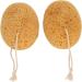 2-Piece Peeling Shower Sponge Set | Gentle Exfoliation for Soft Smooth Skin | Ideal for Sensitive Skin - Buy Online on GoSupps.com