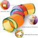 Wefine 20 Pcs Cat Toys Kitten Toys for Indoor Cats Cat Tunnel Interactive Feather Teaser Wand Ball Toy Set for Kitty and Cats - Buy Online on GoSupps.com