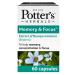 Potter's Herbals Memory & Focus | 60 Easy-to-Swallow Capsules | Contains Bacopa Monieri | To Help Support Concentration And Memory And Focus