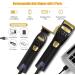 BESTBOMG Hair Clippers Men Professional Beard Trimmer with Rechargeable Base 5 Speed Cordless Electric Grooming Kits 6000RPM with LED Display and 2500mAh/2000mAh Built-in Battery(K38S+I38S) - Buy Online on GoSupps.com