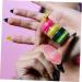 6 pi ces Palette Nail Art R sine pour M lange Ongles Plateau Cosm tique Multifonctionnel pour Peinture et Design Pratique Porter Au Doigt - Buy Online on GoSupps.com