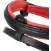 Sunride English Combined Bridle Hawaii with Soft Real Leather Reins - Adjustable & Anatomical for Ponies (Black/Red) - International Shipping Available - Buy Online on GoSupps.com