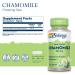 Buy Solaray Chamomile 350 mg - 100 VegCaps | Natural Sleep Aid & Calm - Buy Online on GoSupps.com