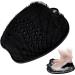 AXLOFO XL Shower Foot Scrubber Mat - Non-Slip Suction Cup Massager for Foot Exfoliation and Circulation - Relieve Tired Feet - Black - Buy Online on GoSupps.com