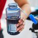 Nalgene Wide Neck 1L Blue Plastic Bottles with Lid - Durable & BPA-Free - Ideal for Travel & Outdoor Use | International Shipping Available - Buy Online on GoSupps.com