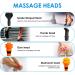 8 Replaceable Massage Gun Heads for Deep Tissue Percussion Massage - Set of 8 Different Muscle Massager Attachments - Buy Online on GoSupps.com