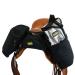Trailmax horn saddlebag & pommel pocket saddlebag combo horn & pommel saddlebag combo for horses saddlebags for western & endurance saddles Trail Riding saddlebags black