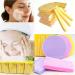 60 Compressed Face Sponges - Round Cosmetic Wipes for Makeup Removal & Spa Massage | International Shipping - Buy Online on GoSupps.com