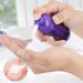 Owlyee 2oz Foam Pump Dispenser (3PCS) - Travel-Friendly Hand Soap, Shampoo & Lash Cleanser - Purple - Buy Online on GoSupps.com