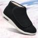 Diabetic Shoes for Men | Comfortable Winter Plush Fleece Orthopedic Wide Walking Shoes for Arthritis & Swollen Feet - Size 12 Gris - Buy Online on GoSupps.com