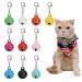 Kalione 10 pieces of cat bells for dogs cat bells for collars cat dog collar bells bells for cat neck straps metal polluting bell bell for Christmas decoration