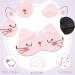Cute Animal Sleep Mask Set for Kids - 6 Soft & Lightweight Eyeshades for Girls, Teens - Funny Cat Blindfolds - Perfect for Kitty Slumber Party Favors - Buy Online on GoSupps.com