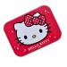 Hello Kitty red children's plaster licensed product - metal box - 24 plaster - beautiful design plaster storage box for children - suitable for backpack - Hello Kitty red 1 piece