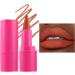 Pruojhw Long Lasting Lip Contour Stick 36g Waterproof Finish Velvet Effect Lip Contour Stick and Lipstick for Girlfriend Mom Lady Travel Party Dating Holiday 01 - Buy Online on GoSupps.com