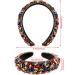 Crystal Rhinestone Velvet Padded Headband - Elegant Hair Accessory for Women, Ideal for Weddings and Parties - Buy Online on GoSupps.com