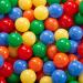 Kiddymoon 7cm Baby Game Balls - Colorful Plastic Balls for Ball Pit - 300 Count - Yellow Green Blue Red Orange - Perfect for Kids Fun & Play - Buy Online on GoSupps.com