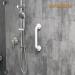 Evekare Premium Extra Strength 12 Grab Bar for Bathtubs & Showers | Stainless Steel White | ADA Compliant Handle for Elderly & Disabled - Buy Online on GoSupps.com