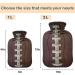 NAANLE 2L American Football Laces Heat Bottle - Transparent Hot Water Bottle for Bed Hand & Feet Warmer Pain Relief & Cold Therapy - Buy Online on GoSupps.com