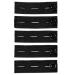 Elastic Waist Extenders 5 PCS Pants Extender Adjustable Waistband Button Extenders Pants Enlarger for Trousers Jeans Pants Pregnant Trousers Black Style 3